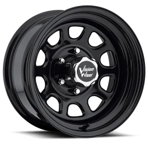 Vision Wheel HD – 84 D WINDOW – STEEL WHEEL – Black – 15″x10″ -39mm – All weather Wheels – 84H5183NS